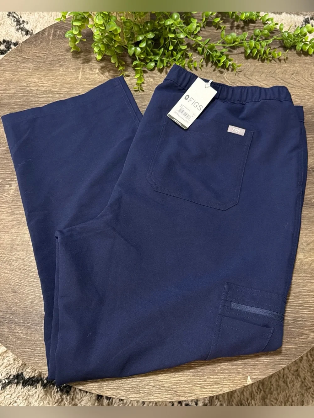 NWT Figs Mens Scrub Pants Size 3XLS Cairo Navy Blue Technical Collection